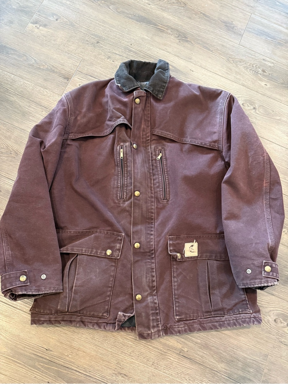 Carhartt Vintage Thrashed Chore Jacket Size Large
